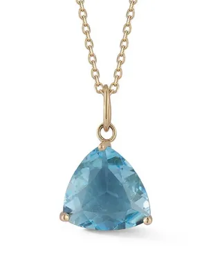 Mateo 14kt yellow gold topaz pendant necklace - サムネイル3