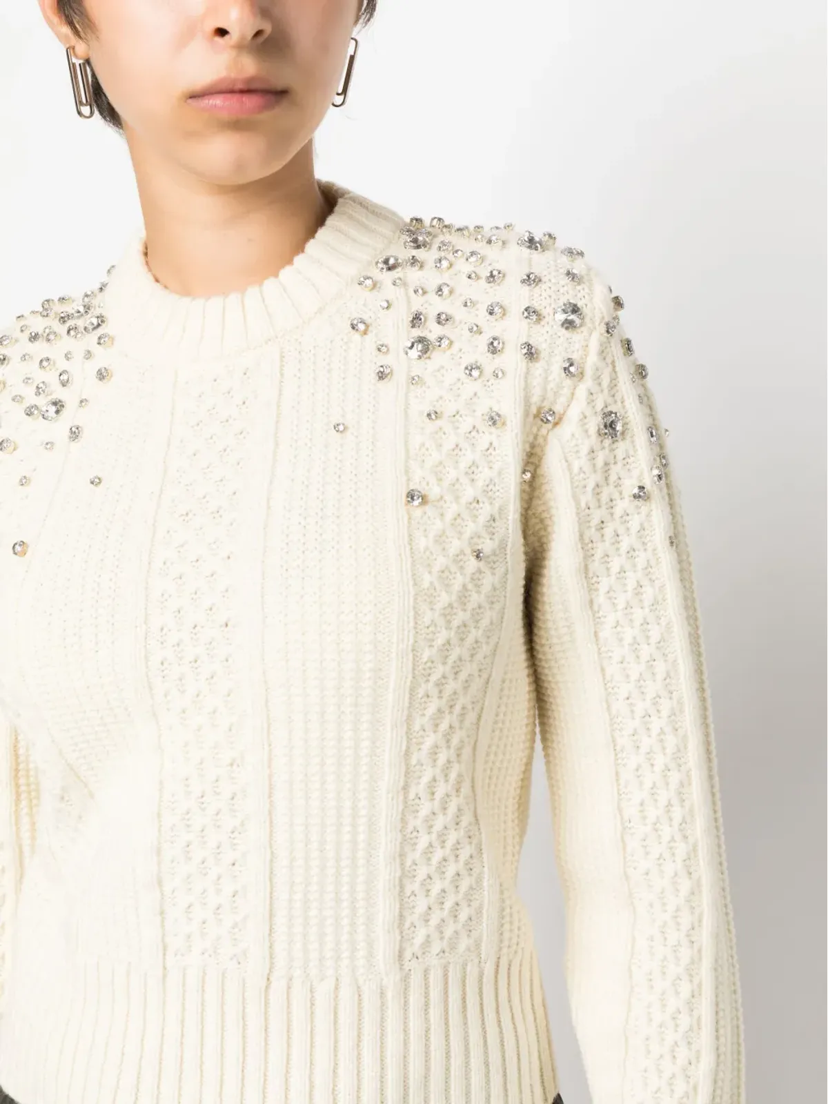 Golden Goose クリスタル装飾 ヴァージンウール ジャンパー - 画像5