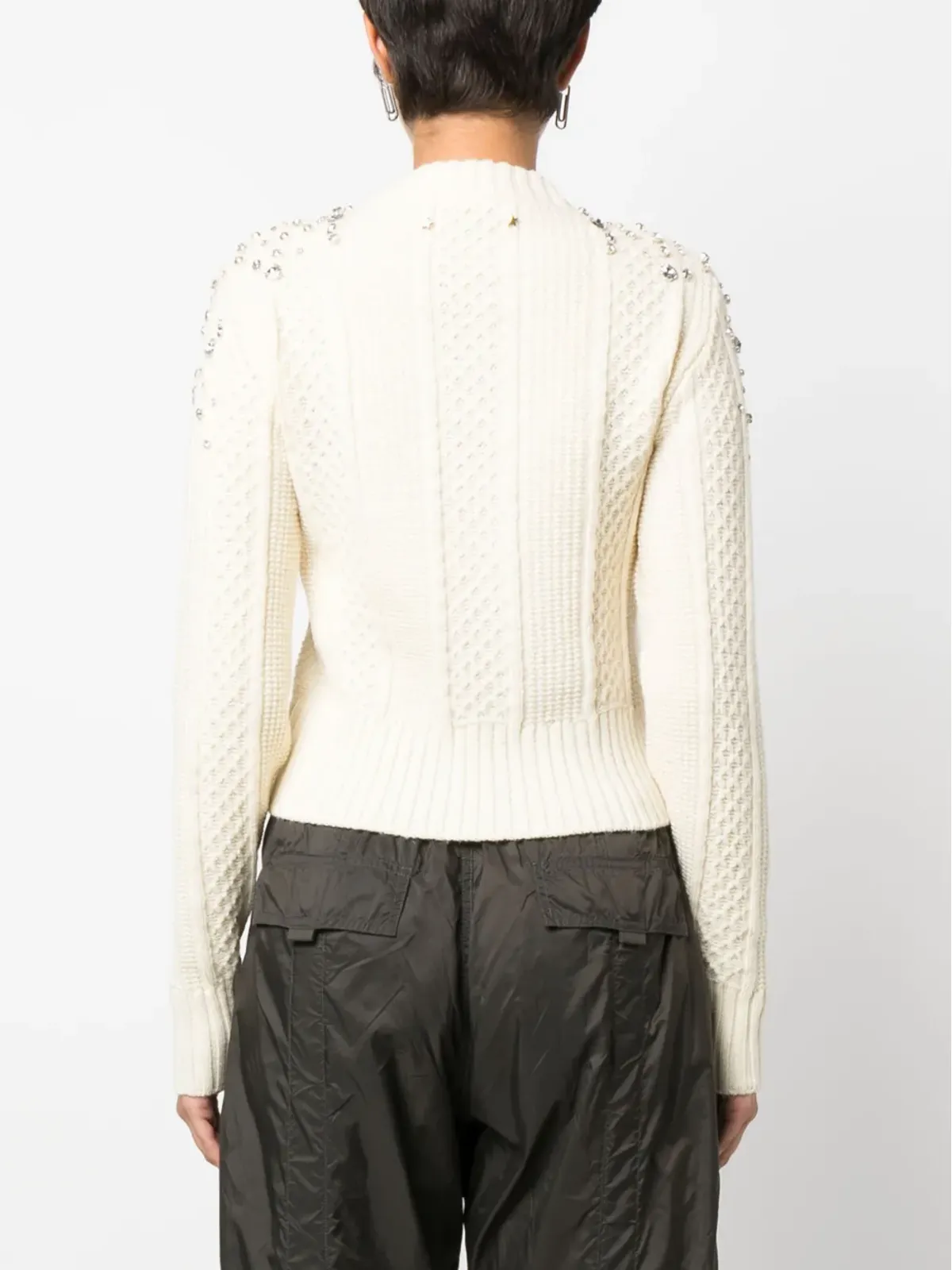 Golden Goose クリスタル装飾 ヴァージンウール ジャンパー - 画像4