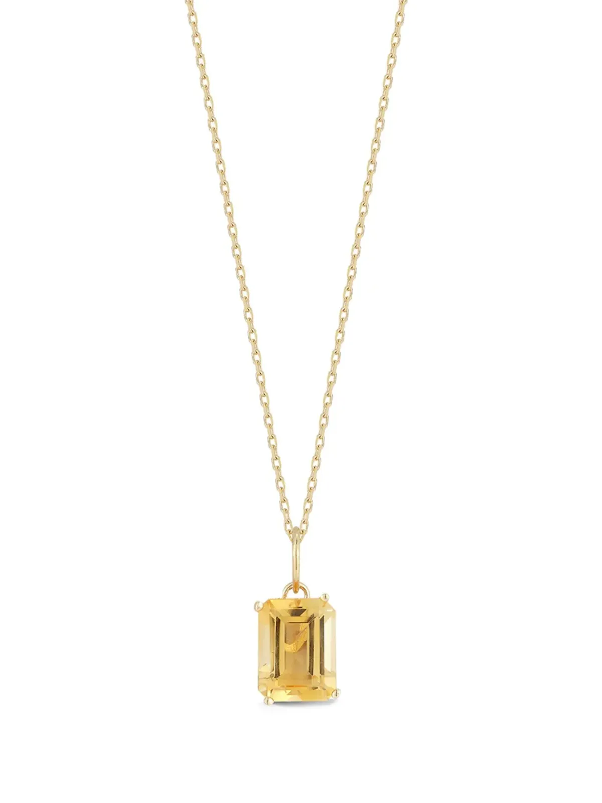 Mateo 14K イエローゴールド シトリン ペンダント ネックレス - 画像1