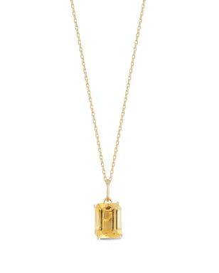 Mateo 14K イエローゴールド シトリン ペンダント ネックレス - サムネイル1