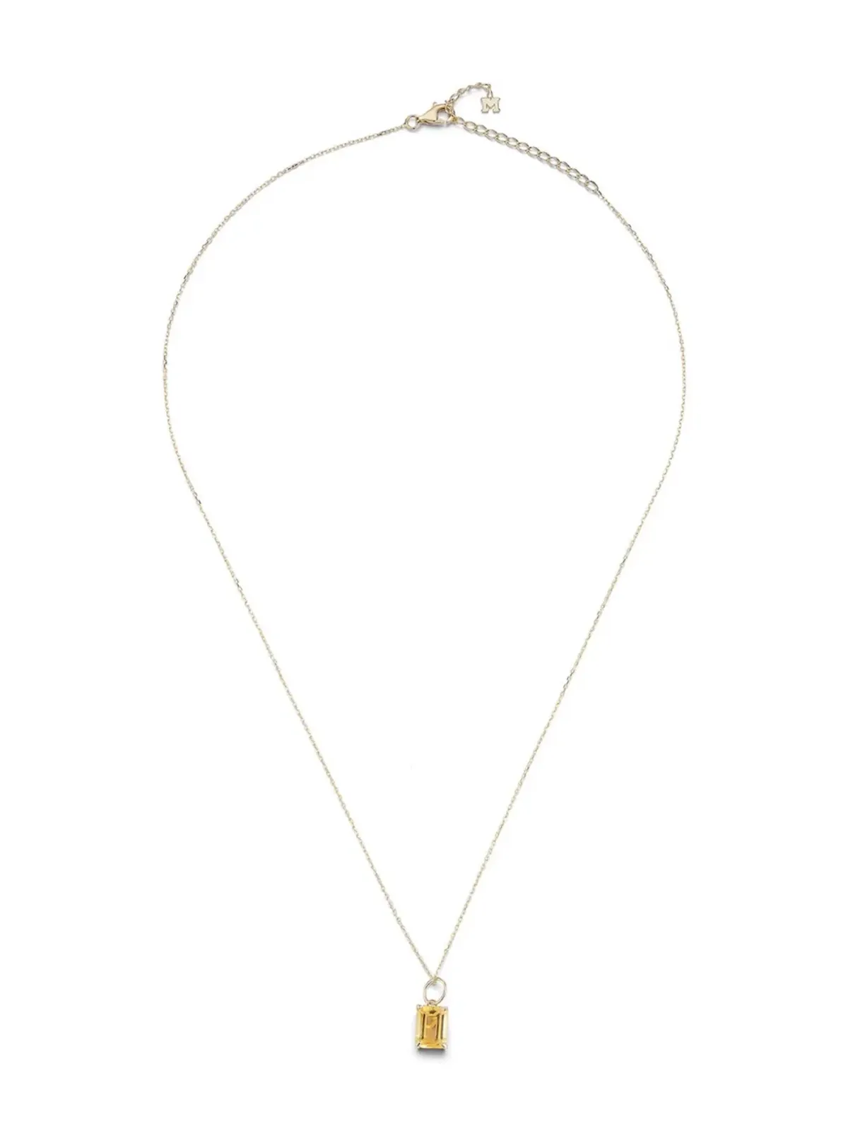 Mateo 14K イエローゴールド シトリン ペンダント ネックレス - 画像2