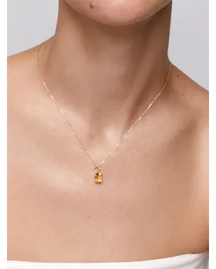 Mateo 14K イエローゴールド シトリン ペンダント ネックレス - サムネイル3
