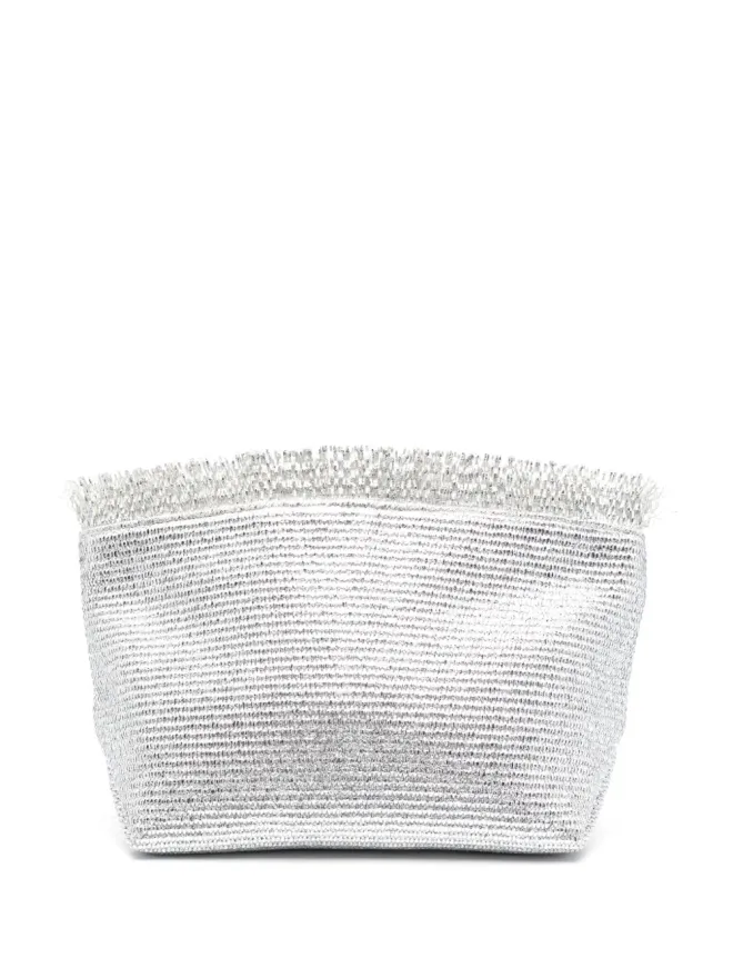 Cult Gaia Cult Gaia Shanti フリンジ付きラフィア クラッチバッグの商品画像