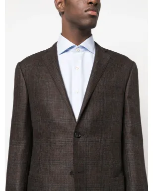 Corneliani チェック柄カシミヤブレザー - サムネイル5