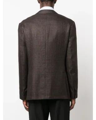 Corneliani チェック柄カシミヤブレザー - サムネイル4