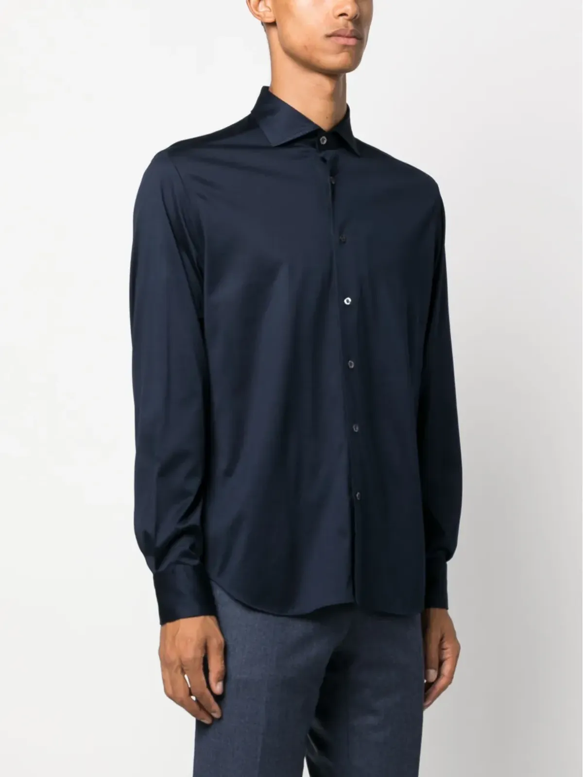 Corneliani クラシックカラー コットンシャツ - 画像3