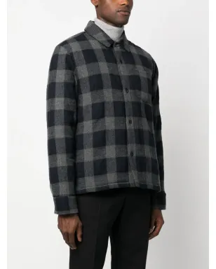 Officine Generale ギンガムチェック バージンウール ジャケット（ブルー） - サムネイル3