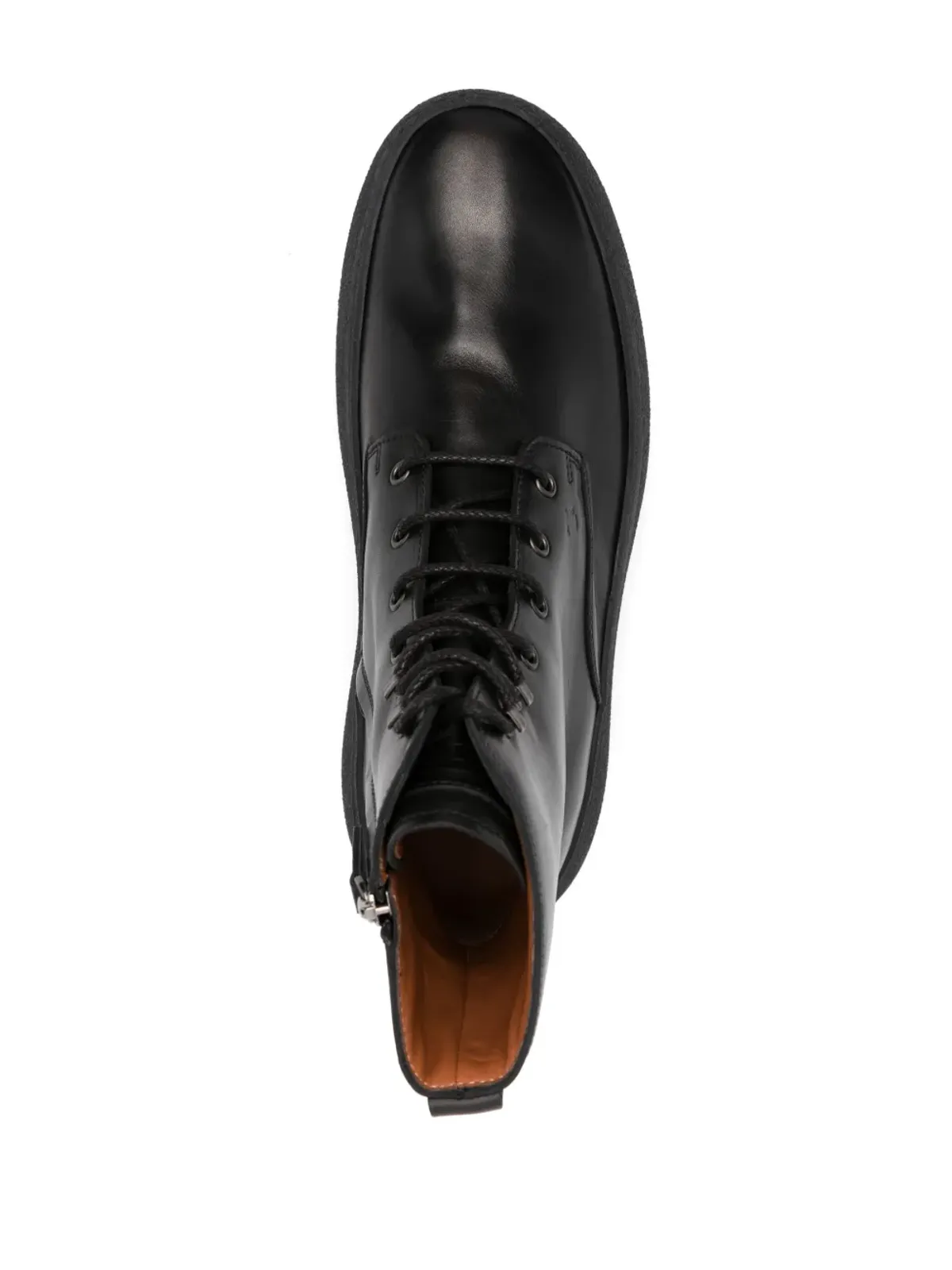 Tod's Montone レースアップ レザーブーツ（ブラック） - 画像4