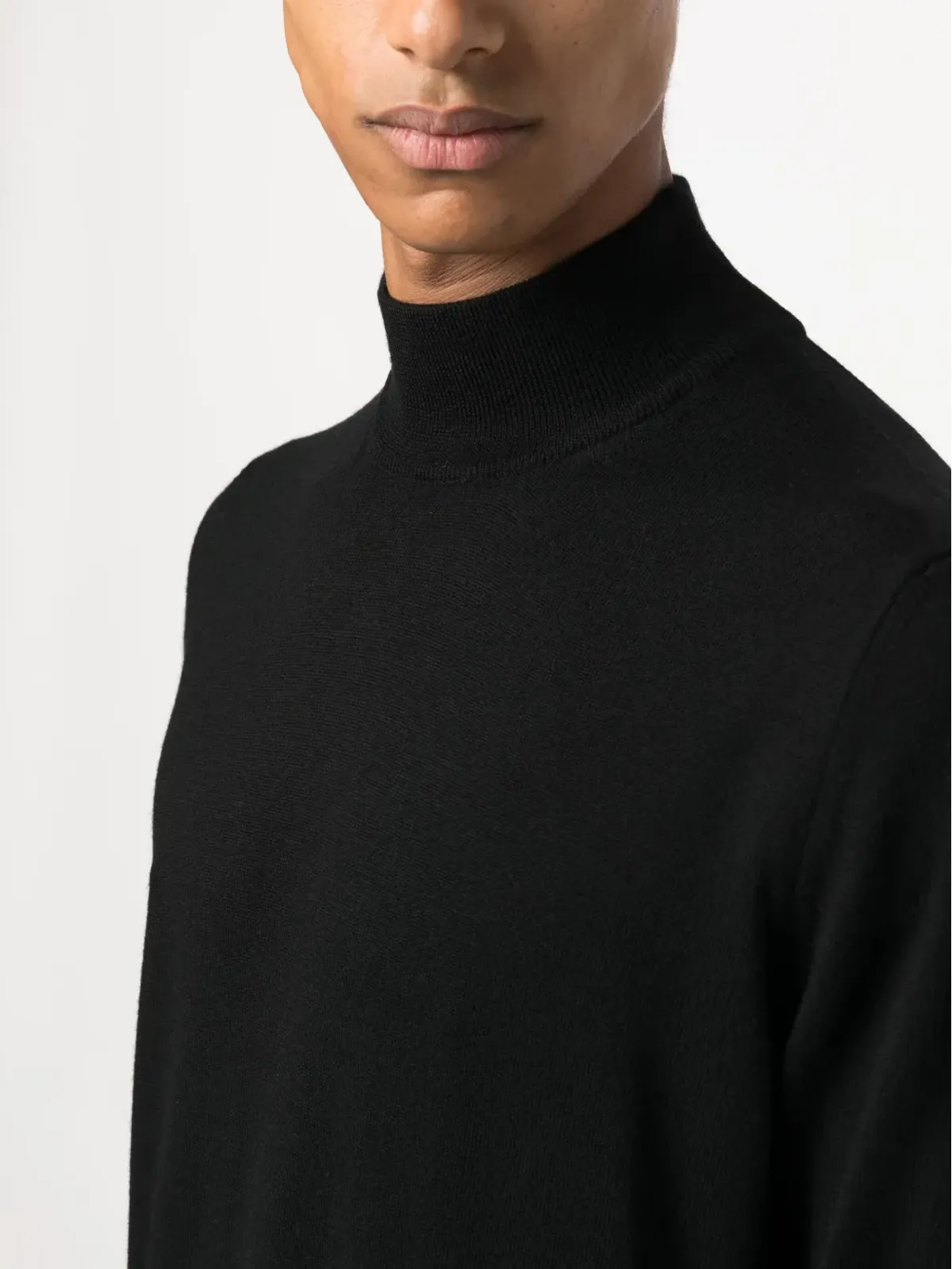 Corneliani ハイネック ヴァージンウール セーター - 画像5