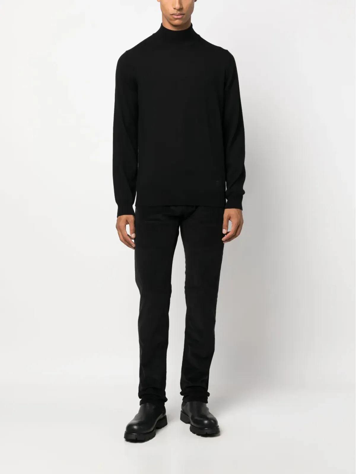 Corneliani ハイネック ヴァージンウール セーター - 画像2