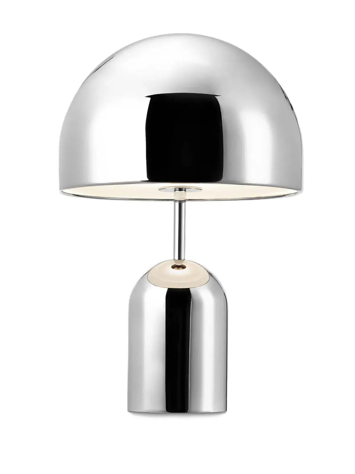 Tom Dixon ベル ポータブル テーブルランプ - シルバー - 画像2