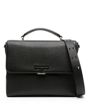 Tod's スモール ティームレス レザー ブリーフケース ブラック - サムネイル1