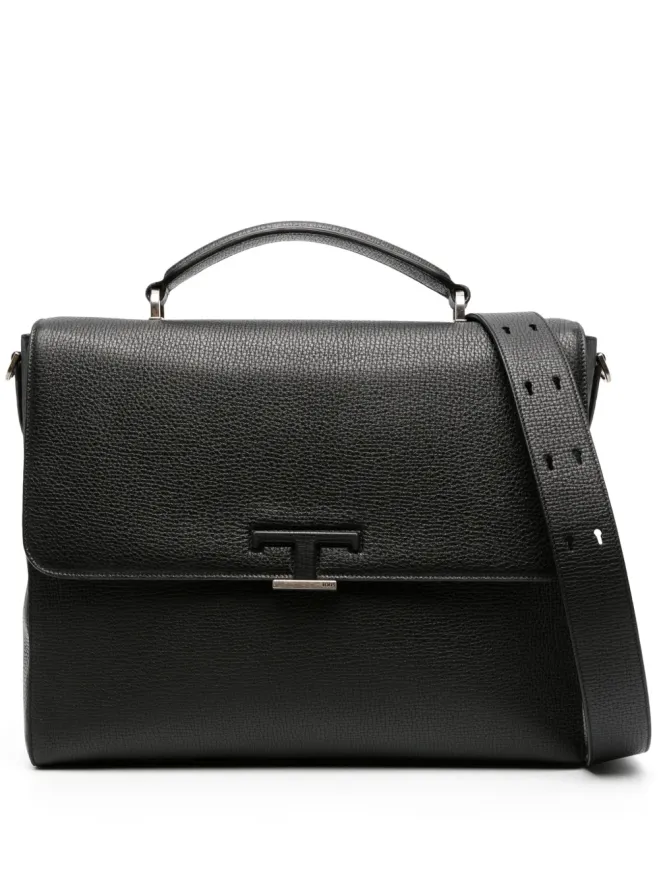 Tod's Tod's スモール ティームレス レザー ブリーフケース ブラックの商品画像