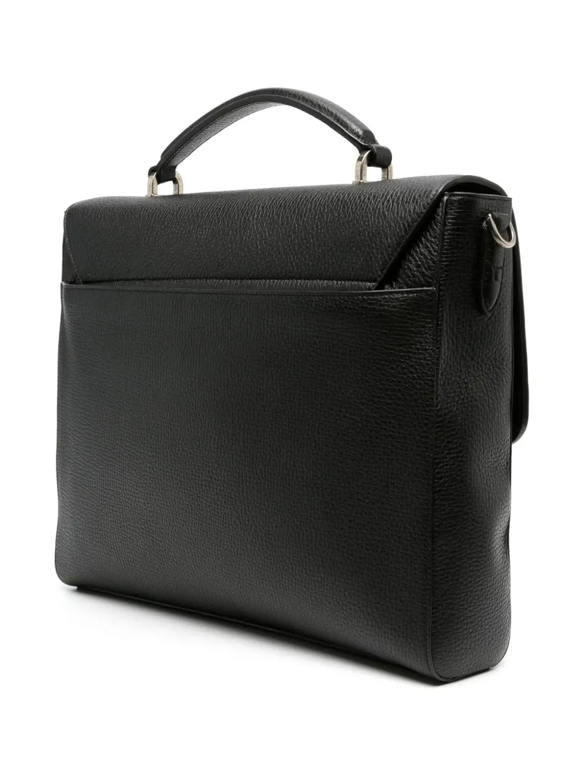 Tod's スモール ティームレス レザー ブリーフケース ブラック - 画像3