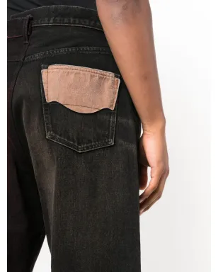 Maison MIHARA YASUHIRO W-Combinedストレートジーンズ - サムネイル5