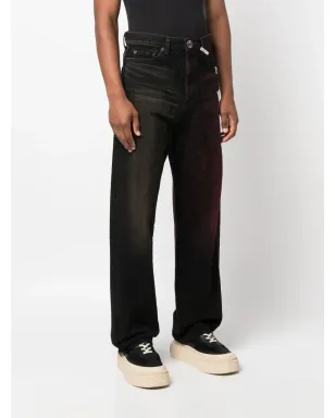 Maison MIHARA YASUHIRO W-Combinedストレートジーンズ - サムネイル3