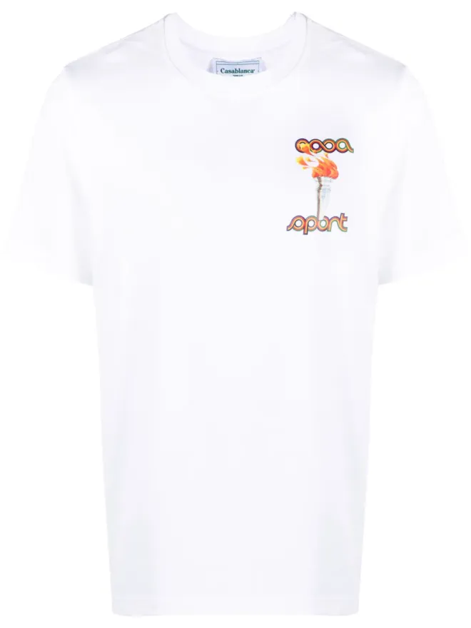 Casablanca Casablanca ラ・フラム・デュ・スポーツ Tシャツの商品画像
