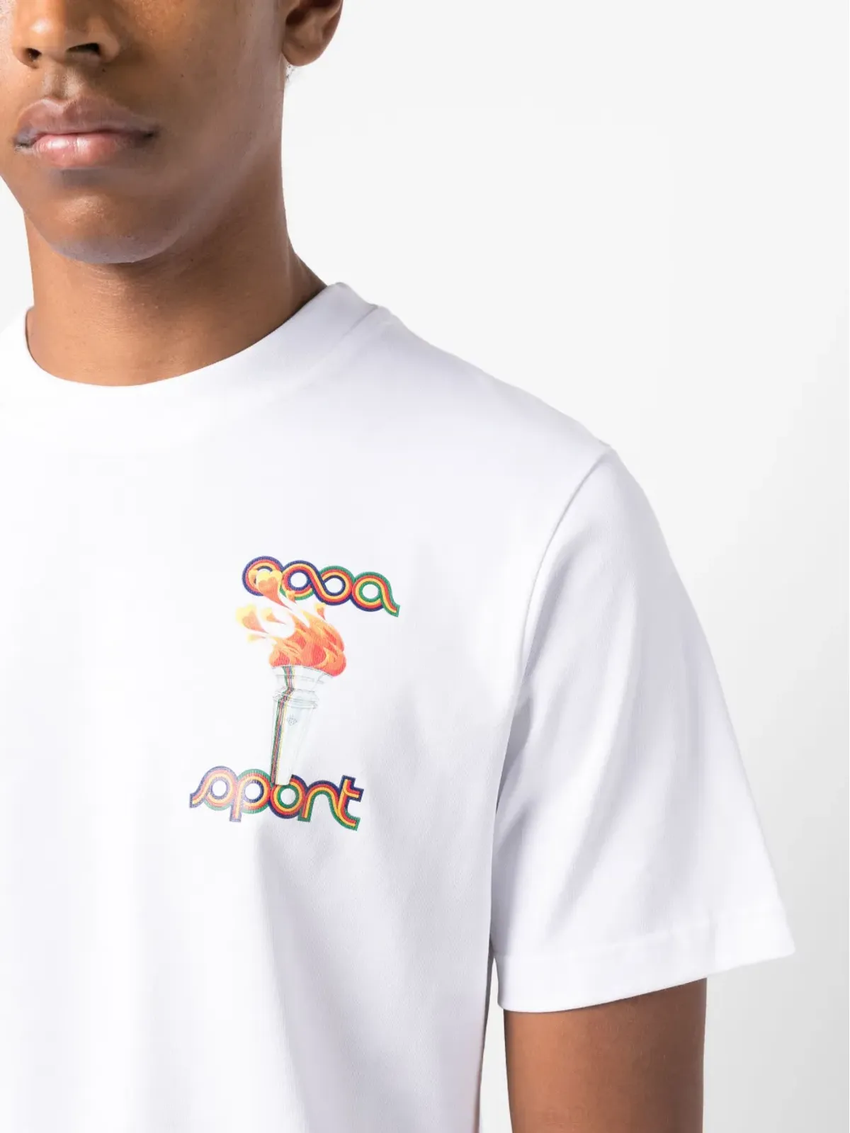 Casablanca ラ・フラム・デュ・スポーツ Tシャツ - 画像5