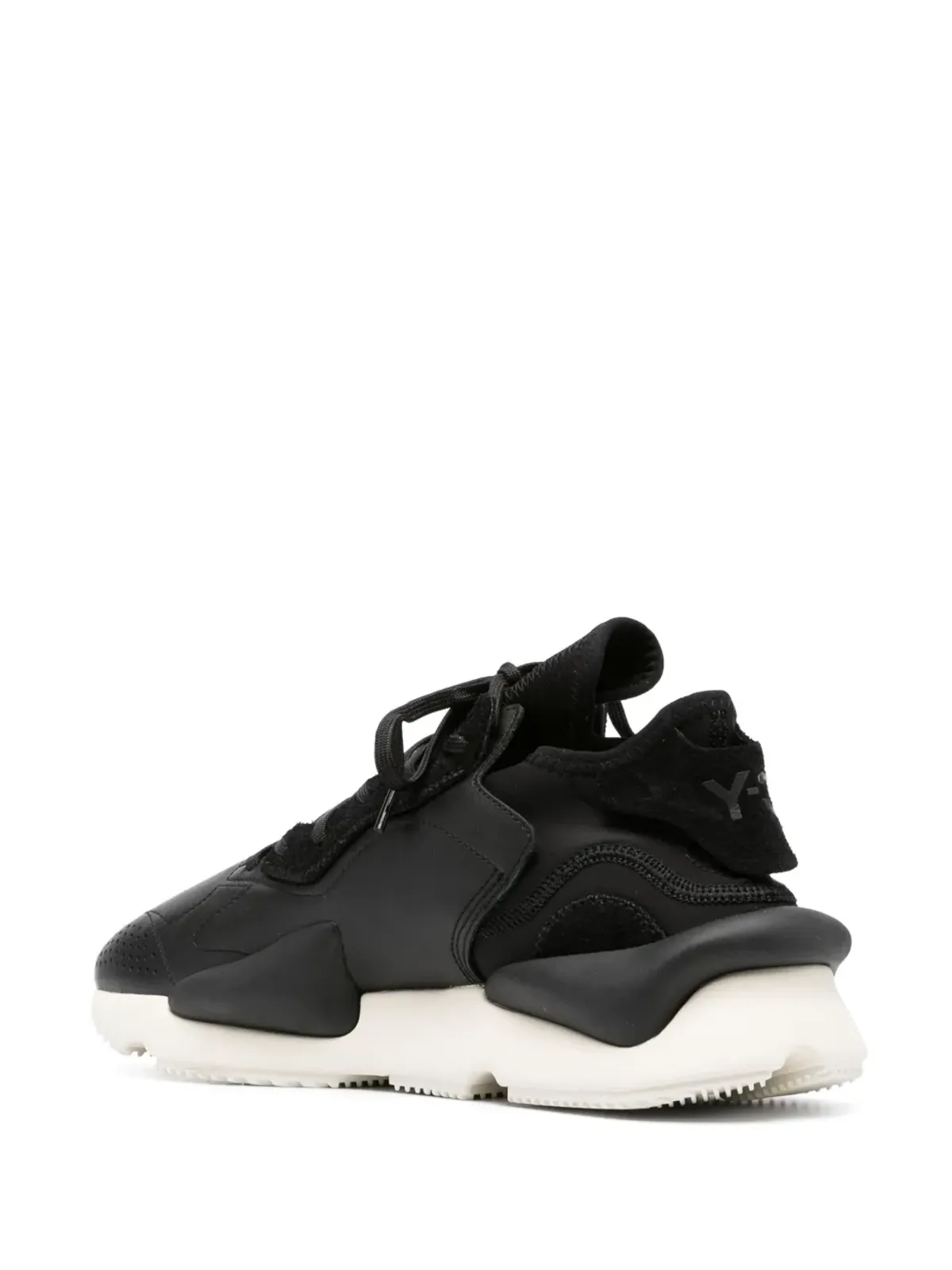 Y-3 Kaiwa ブラック/オフホワイト スニーカー - 画像3