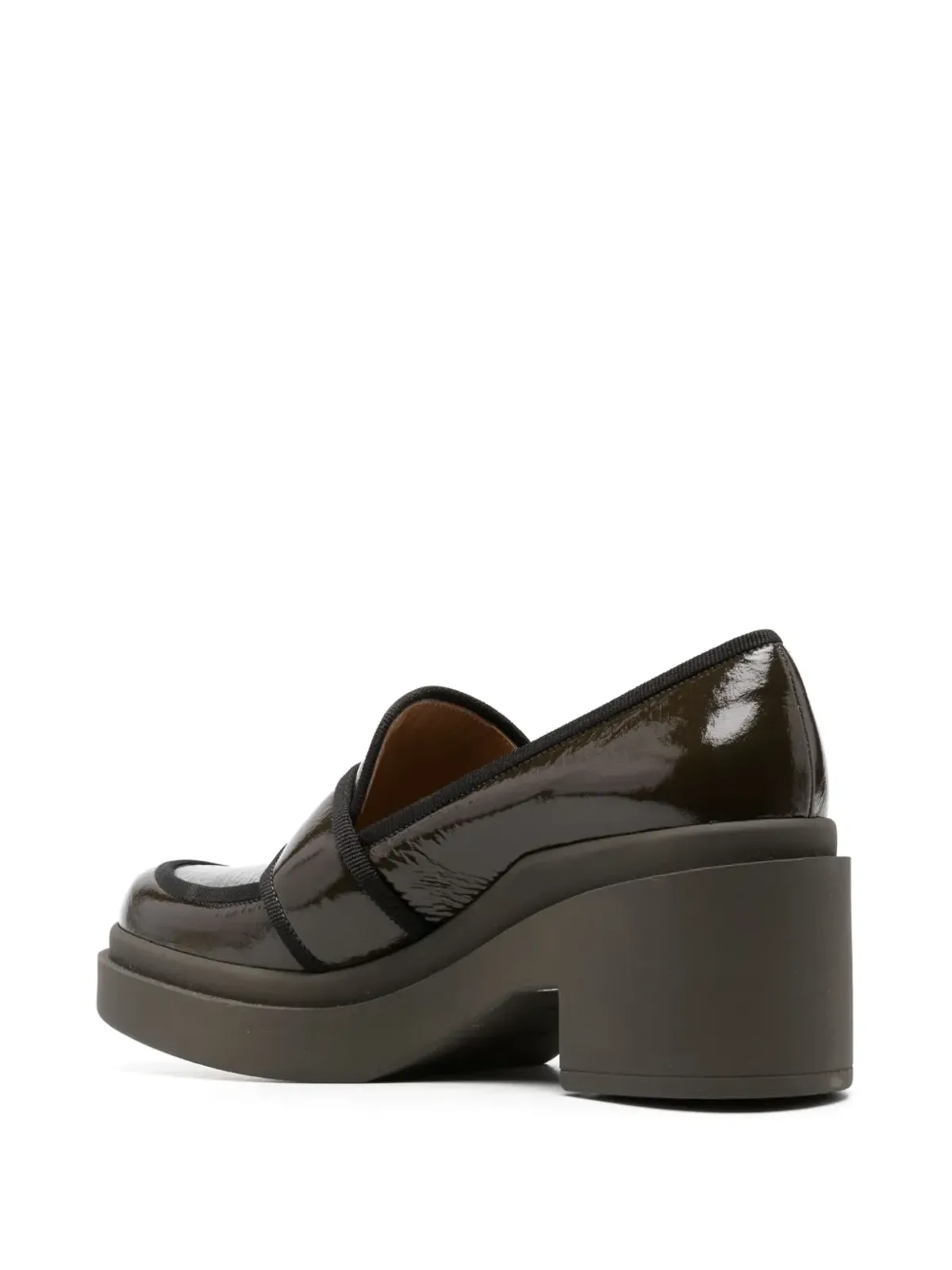 Roberto Festa Percy 70mm block-heel loafers - Green - 画像3