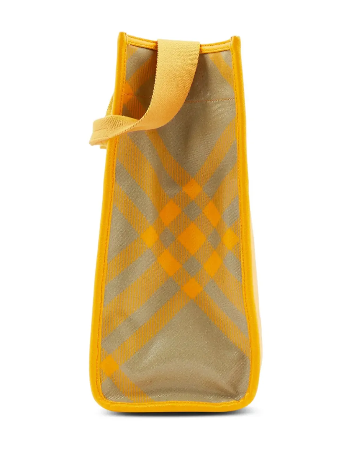 Burberry チェック柄コットン トートバッグ - 画像3