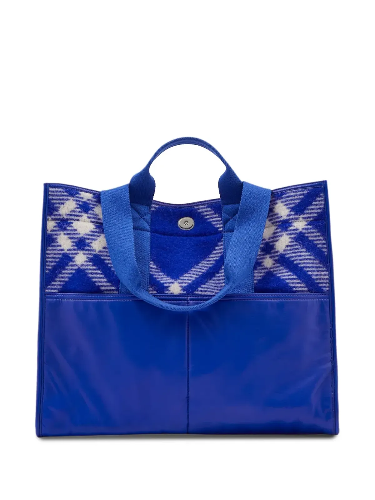 Burberry チェック柄ショッパートートバッグ - 画像1