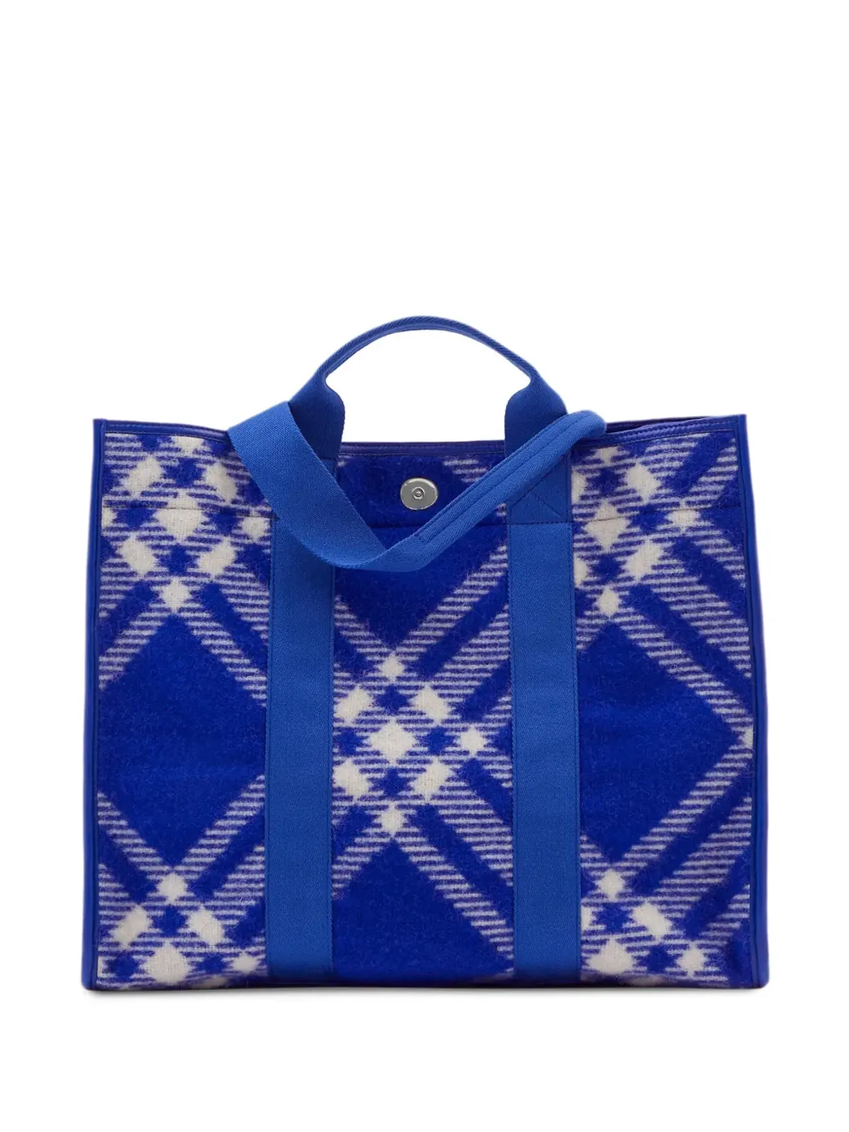 Burberry チェック柄ショッパートートバッグ - 画像2