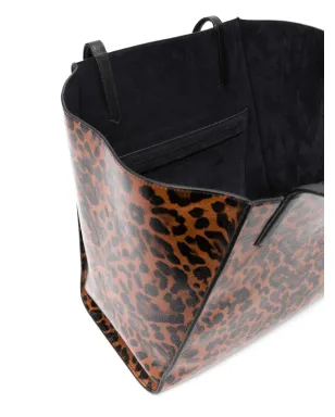 Zadig&Voltaire Le Borderline leopard-print tote bag - ブラウン - サムネイル5