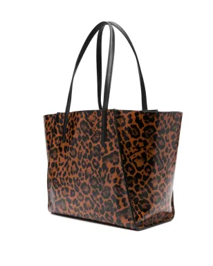 Zadig&Voltaire Le Borderline leopard-print tote bag - ブラウン - サムネイル3