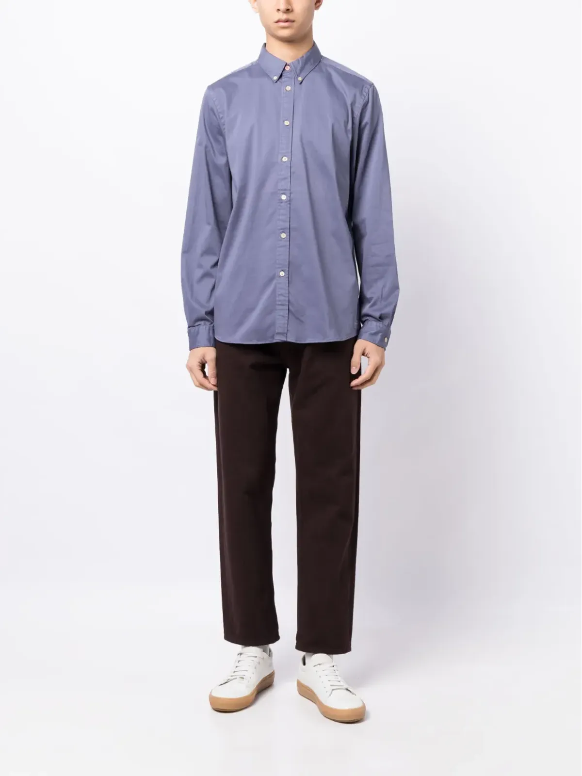 PS Paul Smith ボタンダウンカラー長袖シャツ - 画像2
