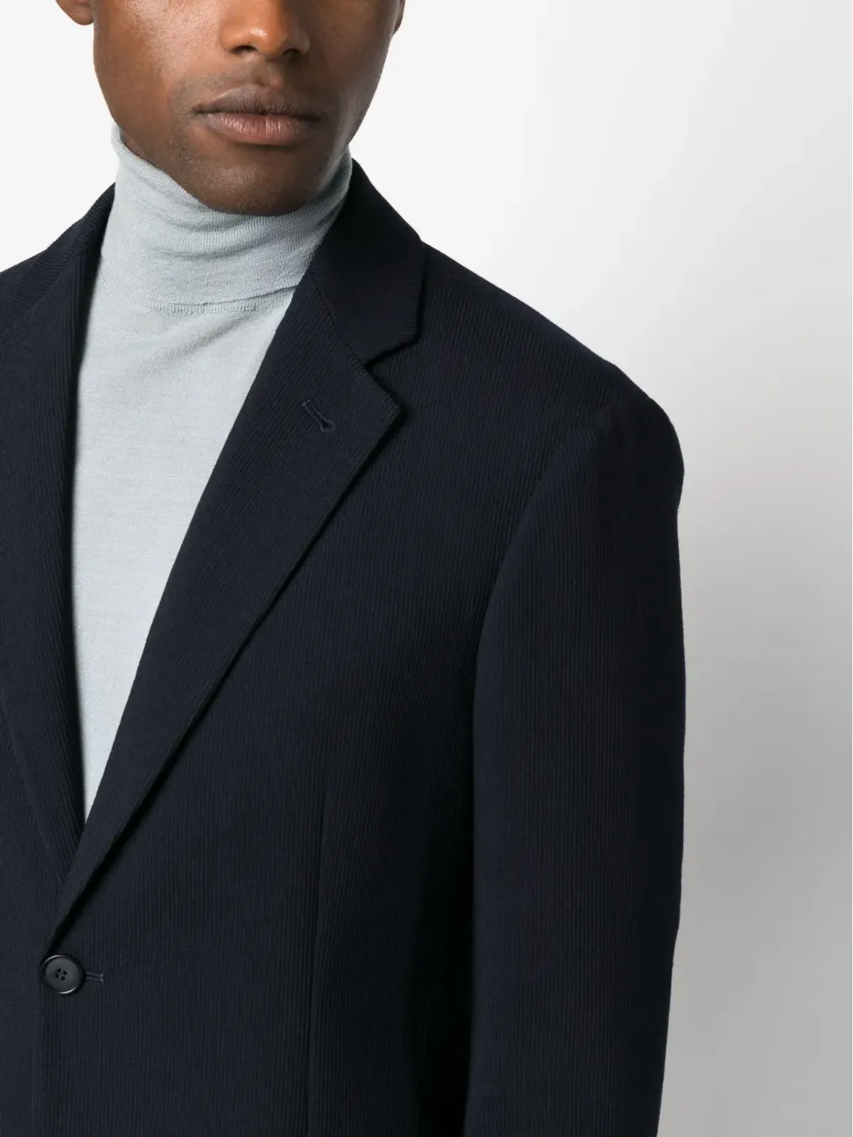 Giorgio Armani マイクロ・カネテ効果 ノッチド・ラペル ブレザー - 画像5