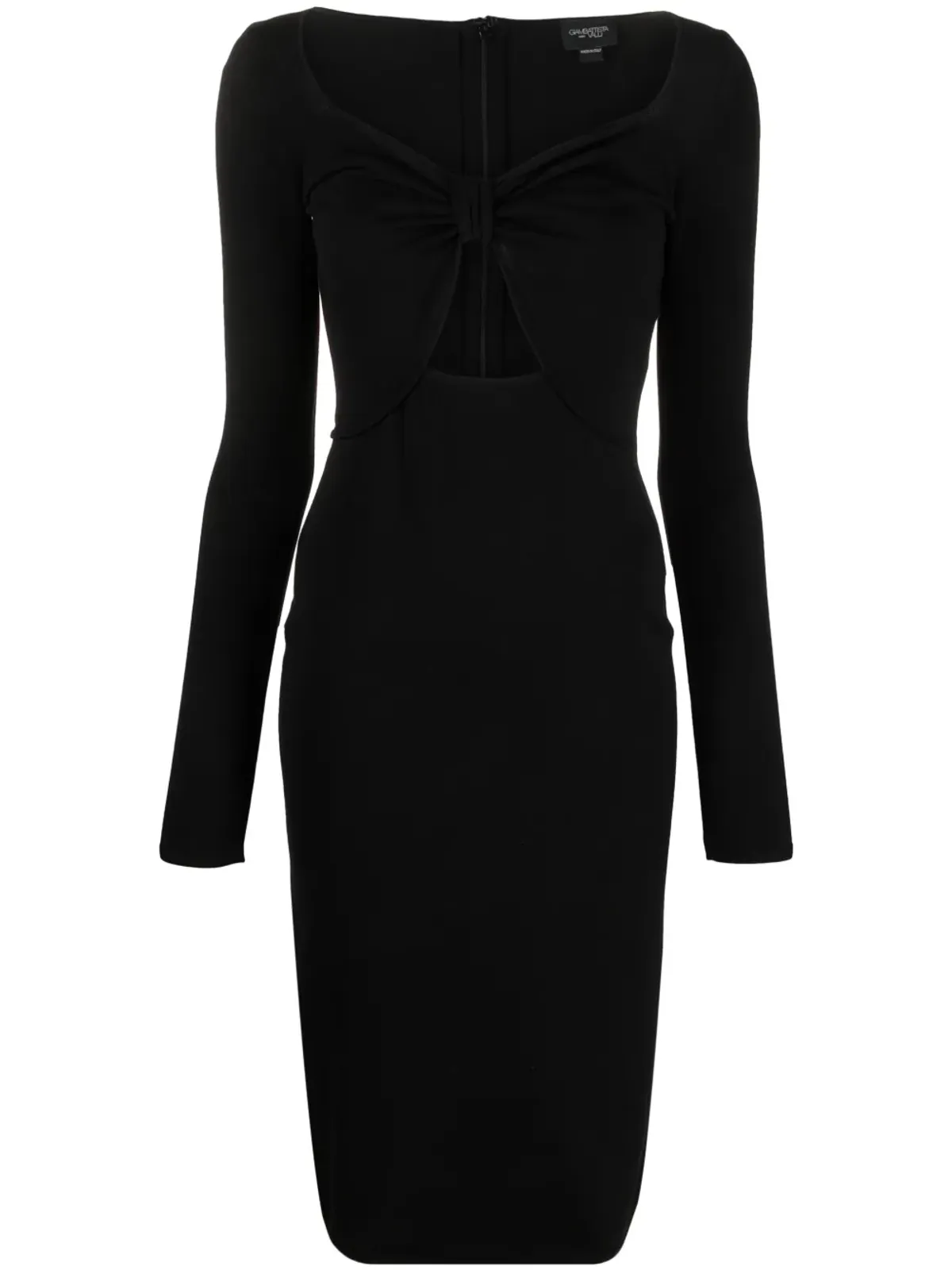 Giambattista Valli カットアウトミディドレス - 画像1