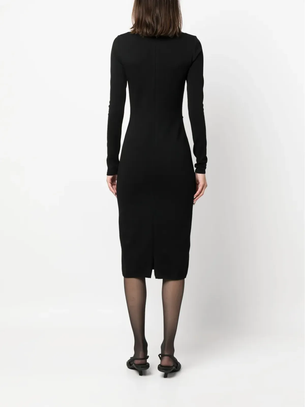 Giambattista Valli カットアウトミディドレス - 画像4