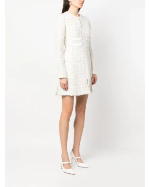 Giambattista Valli ロングスリーブ ツイード ミニドレス - サムネイル3