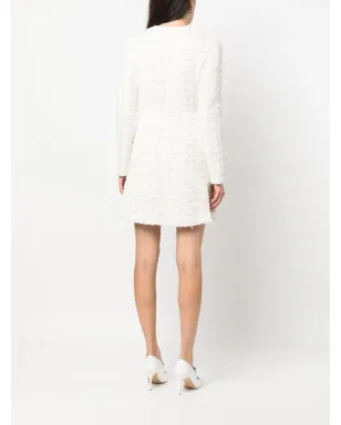 Giambattista Valli ロングスリーブ ツイード ミニドレス - サムネイル4