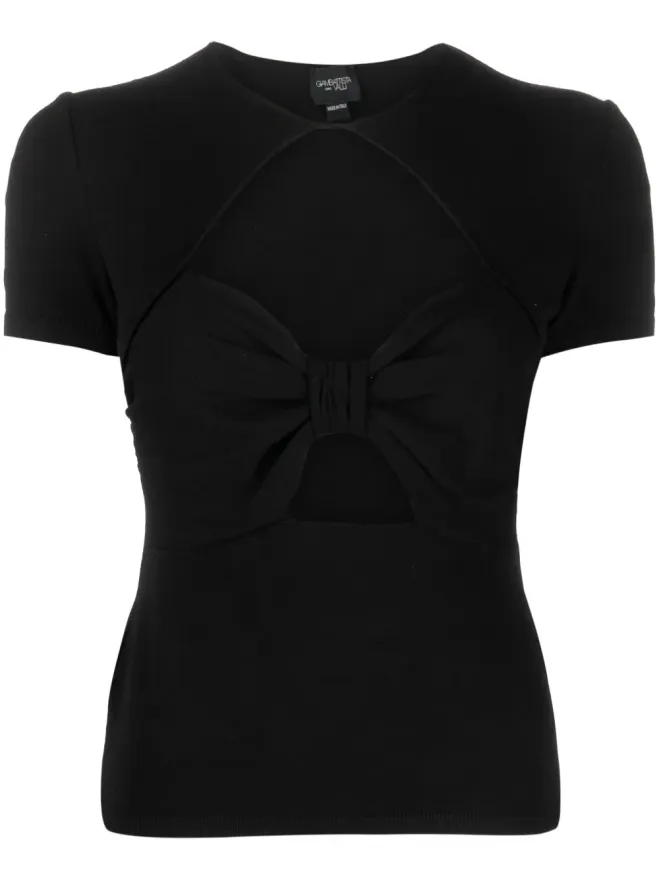 Giambattista Valli Giambattista Valli カットアウト半袖トップの商品画像