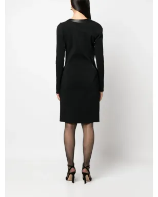 TOM FORD カットアウト長袖ドレス - ブラック - サムネイル4