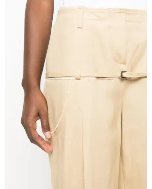 Jacquemus Le Pantalon Criollo wide-leg trousers - Brown - サムネイル5