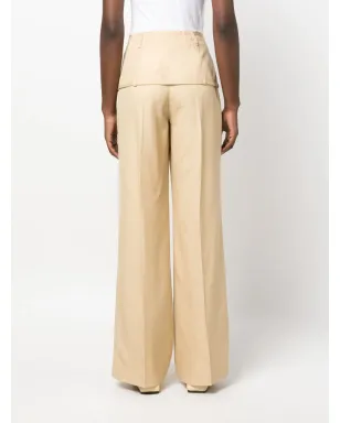Jacquemus Le Pantalon Criollo wide-leg trousers - Brown - サムネイル4