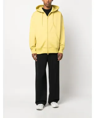 Y-3 ロゴパッチ付きオーガニックコットンフーディ - サムネイル2