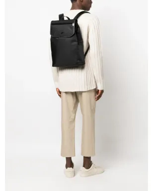 Emporio Armani ロゴプレート フォールドオーバー バックパック - サムネイル2