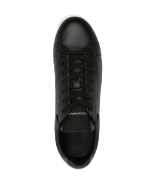 Emporio Armani アイコン ロゴ パンチングレザー スニーカー - サムネイル4