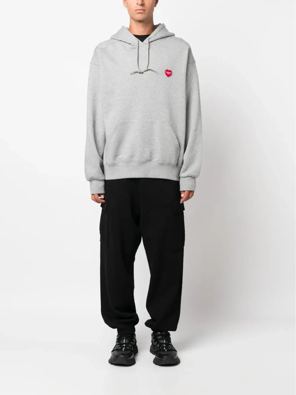 Carhartt WIP ロゴパッチ付きコットンカーゴパンツ - 画像2
