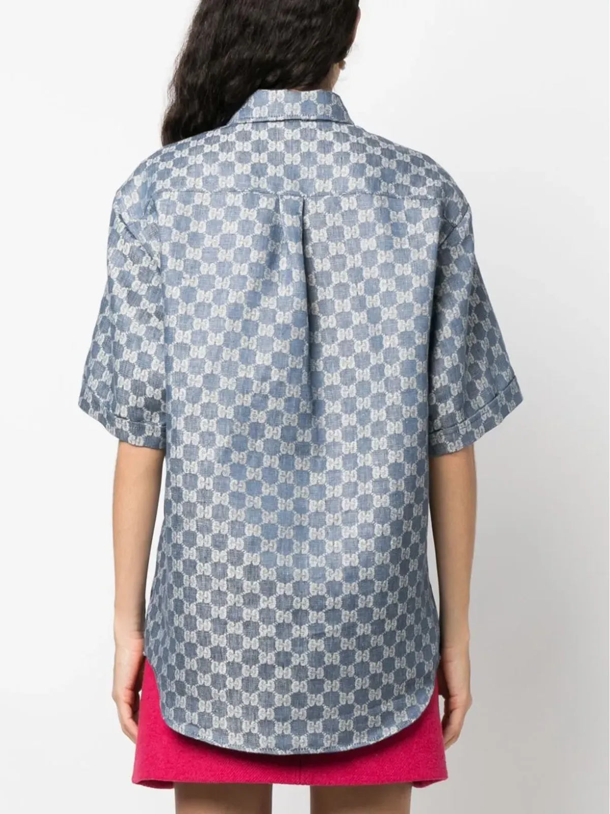 Gucci GGリネンジャカードシャツ - 画像4