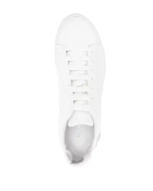 Emporio Armani ロゴプリント レザー スニーカー - サムネイル4