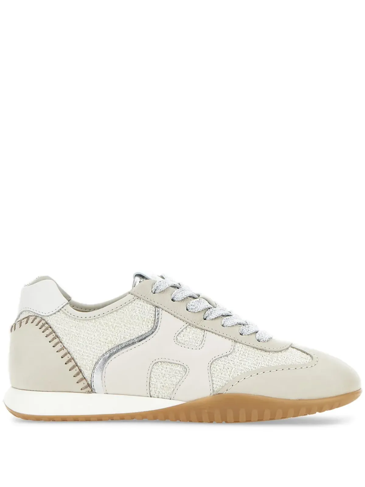 Hogan Olympia-Z nubuck leather sneakers - White - 画像1