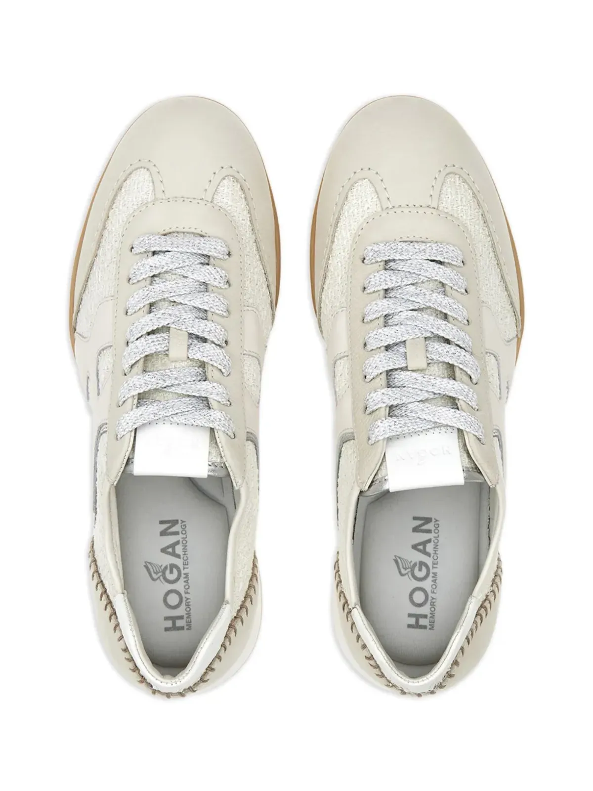 Hogan Olympia-Z nubuck leather sneakers - White - 画像4