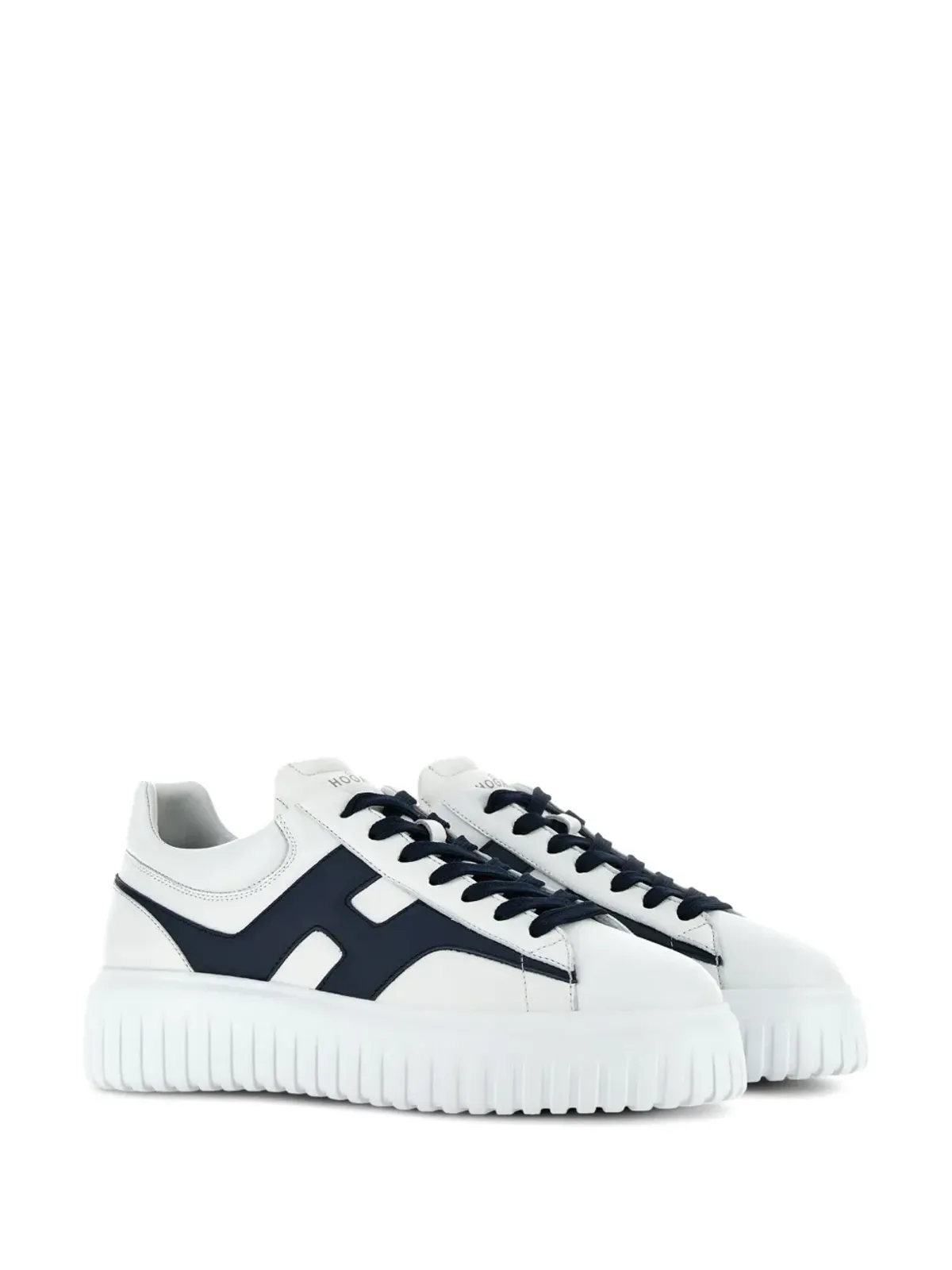Hogan H-Stripes レザー スニーカー - 画像2
