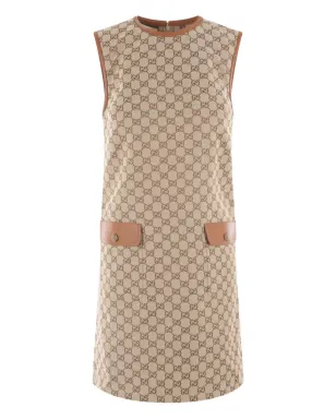 Gucci GG Supreme ノースリーブミニドレス - サムネイル1